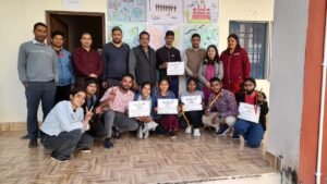 Essay and poster competition organized on the topic 'Amrit Mahotsav of Independence'