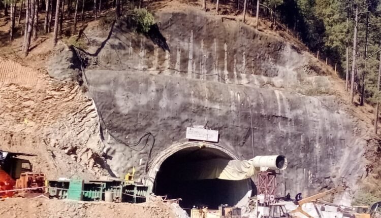 Silkyara Tunnel Under Construction