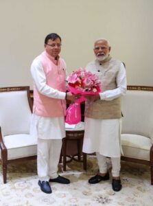 CM Dhami met PM Modi..