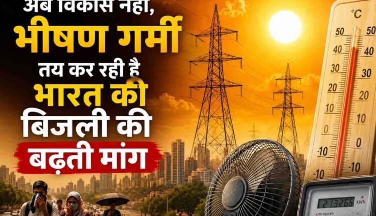 अब विकास नहीं, भीषण गर्मी तय कर रही है भारत की बिजली की बढ़ती मांग.